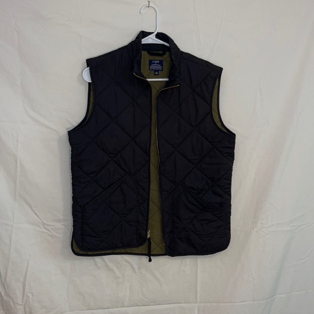 Black JCrew Mens Vest Size Small
